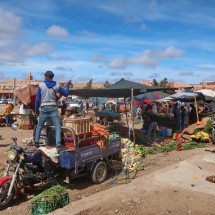 Street market in Biougra